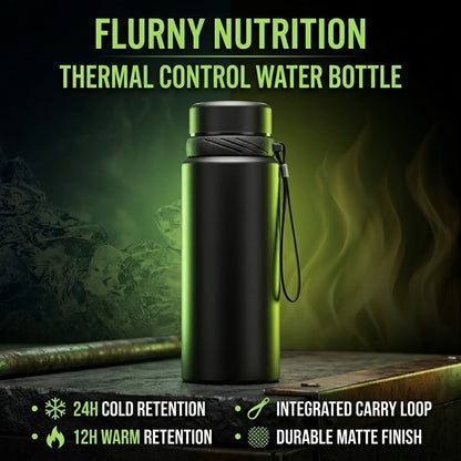LEAN: Stainless Steel Thermal Control Water Bottle/Shaker