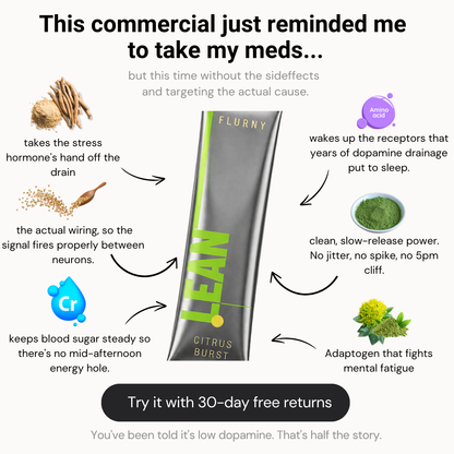 LEAN Focus & Dopamine Support - powered by Natural Dopamine Activation™